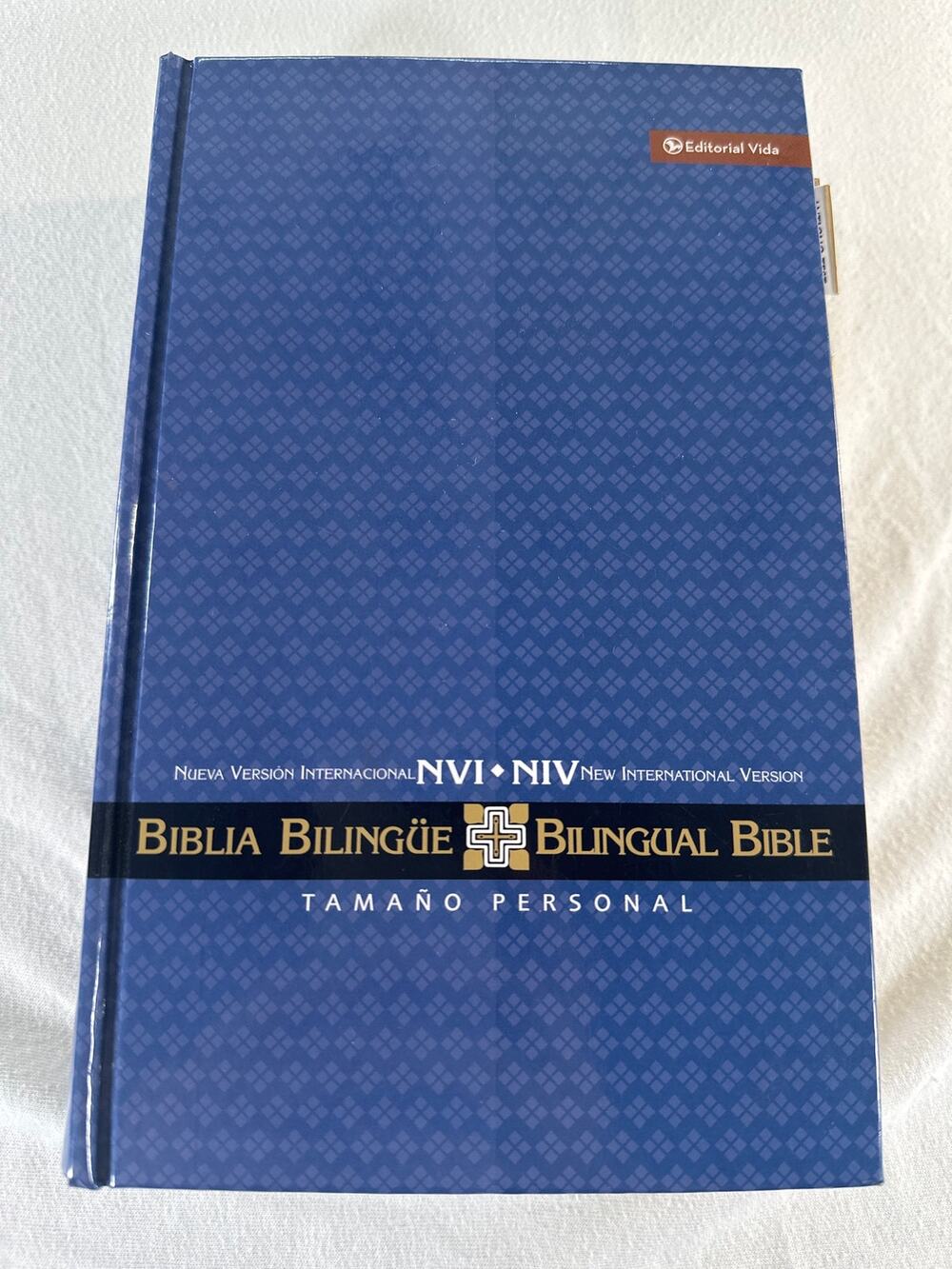 Biblia Bilingüe NVI NIV Personal Size Hardcover Indexed Editorial Vida